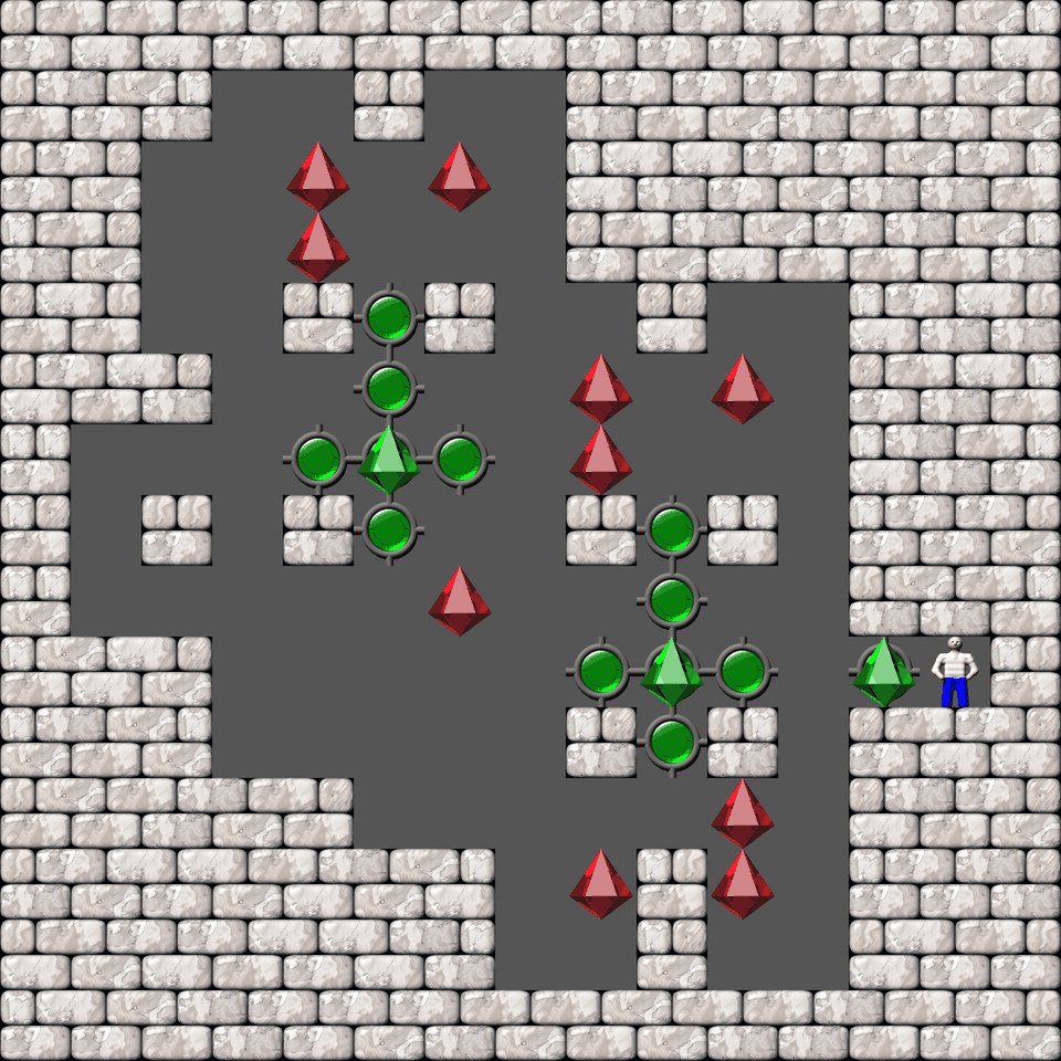 Сокобан More Bugs collections уровень 629